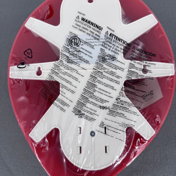 IKEA DROMMINGE Balloon Wall Lamp Red Kids Room Light Night 003.479.11 400lm - Picture 5 of 6